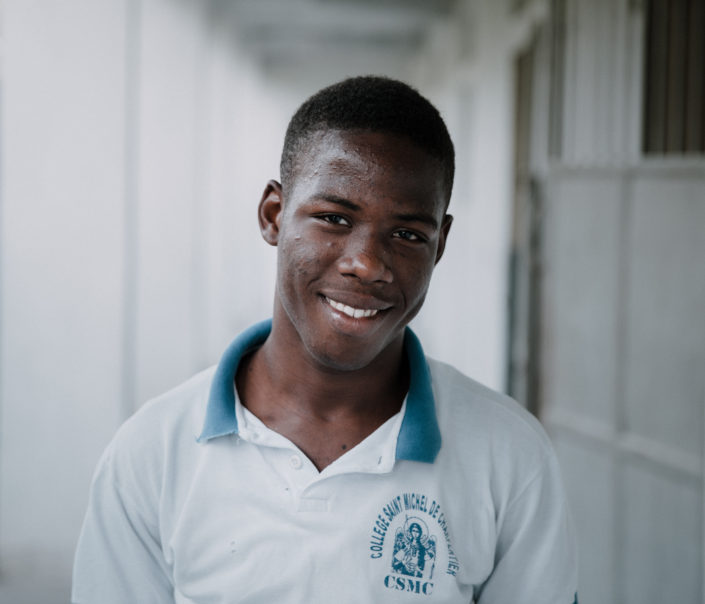 St. clair yves gerson, 16, 10th grade, st michel August 2017 Back to School Campaign