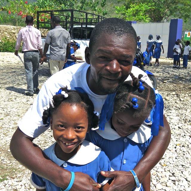 Our agronomist michel says hello to some of the students he knows!! #haiti #hopeforhaiti #agriculture Our agronomist michel says hello to some of the students he knows!! #haiti #hopeforhaiti #agriculture