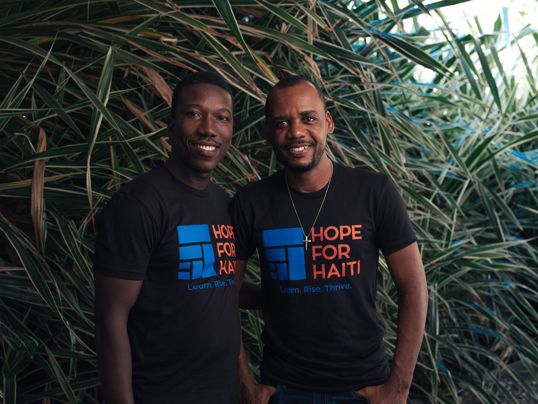 Jude Jean Pierre (Education Program Coordinator) and
Jean Ronald Jocelyn (Education Program Manager)