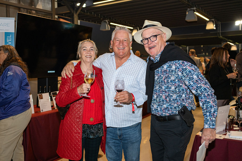 Winemaker with guests