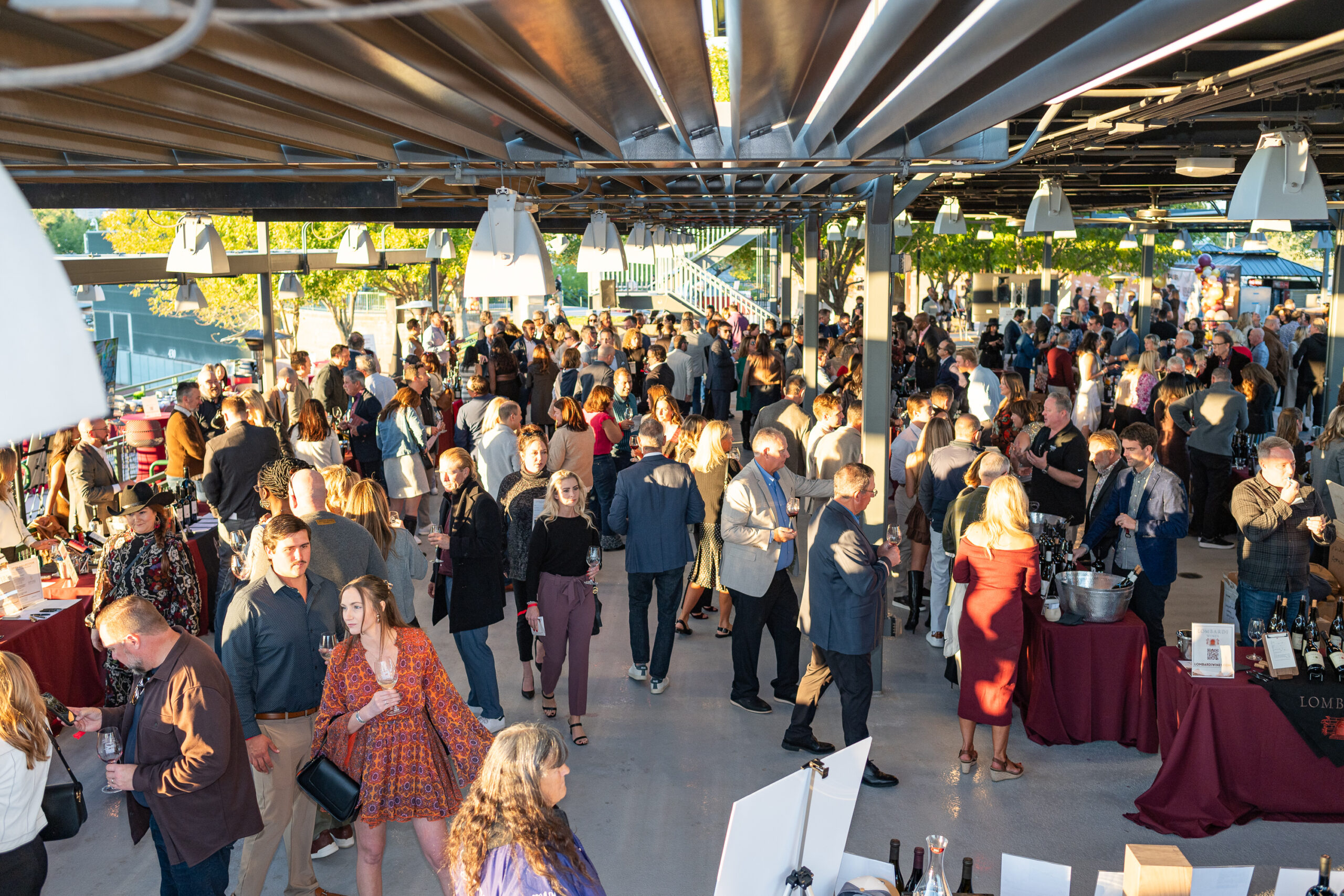 Guests enjoying the Grand Tasting
